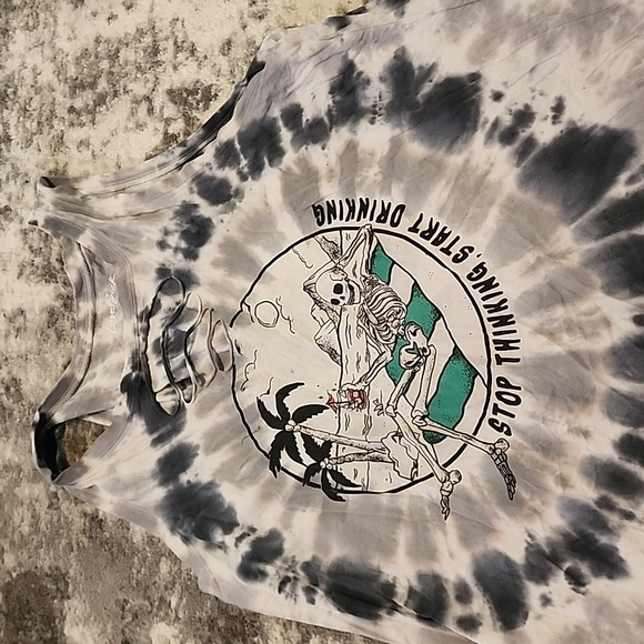 torrid Tops - Love Sick Tie Dye Tank Top
